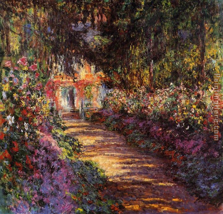 Claude Monet The Flowered Garden